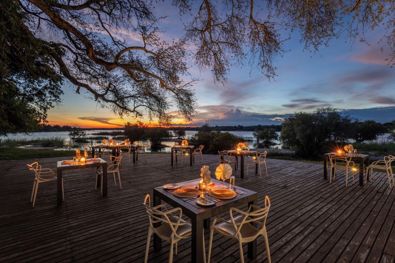 Chundu Island en Victoria Falls